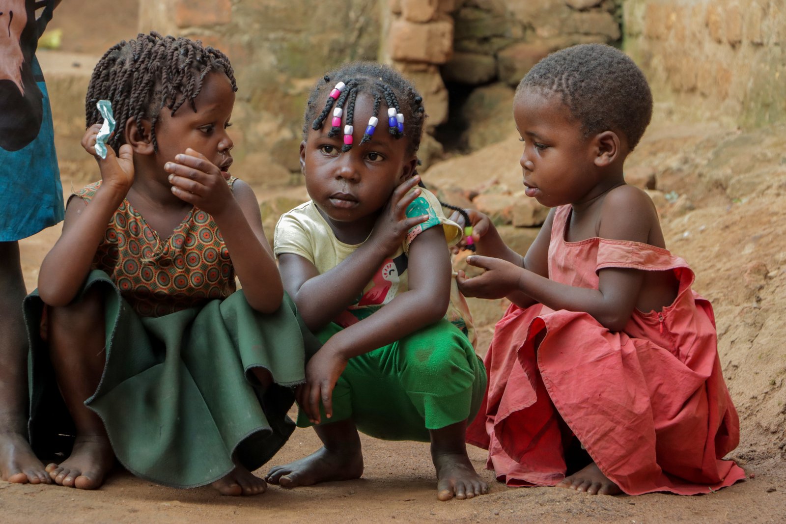 Children of Kupferman Foundation Africa together