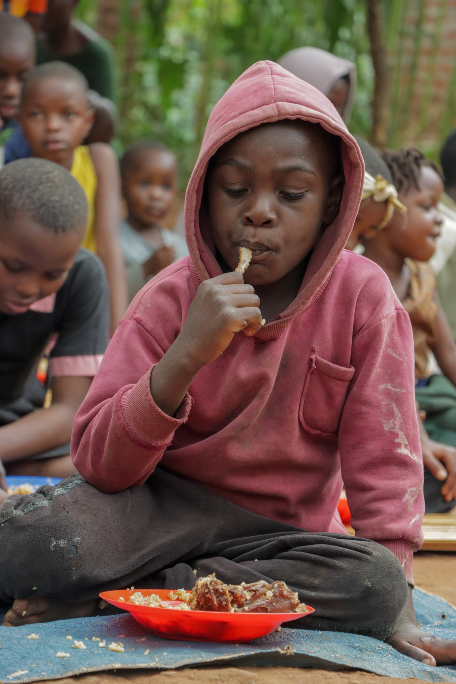 Child supported by the foundation